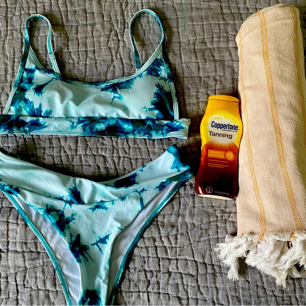 Tie dye bikini